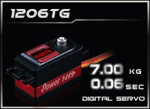 DragonRC-Power HD-1206TG Copper Aluminium Gear Digital Coreless Servo