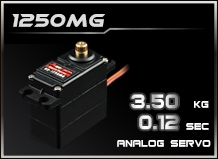 DragonRC-Power HD-1250MG Metal gear Analog Servo