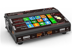 HTRC- DragonRC HT206 AC/DC Duo 400W Adjustable 20A Touch Screen Microprocessor Controlled, Precis and Accurate Battery Charger