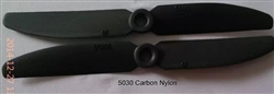 Gemfan 5030 Black Carbon Nylon Multirotor Prop Pair (CW/CCW)