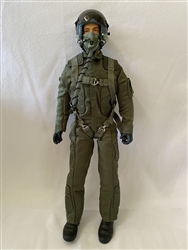 Warbird - DragonRC  Pilot 1/5-1/6 Scale Modern Jet  Pilot Figure (Green)