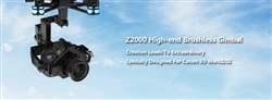 Z2000 3 Axis Brushless Motorised Camera Gimbal for Canon 5D MarkII ZeroUAV