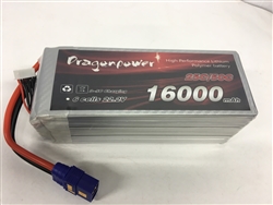 DragonPower 6S 25C 16000mah A Grade lipo battery