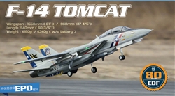 Freewing F-14 Tomcat Twin 80mm ARF plus Servos with missles