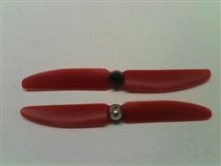 Gemfan 5030 Red Self Locking ABS Plastic Multirotor Prop Pair (CW/CCW)