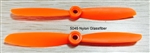 DragonRC -  Gemfan 5045 Orange Nylon Glassfiber Multirotor Prop Pair (CW/CCW)