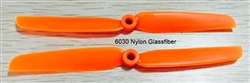 Gemfan 6030 Orange Nylon Glass Fiber Multirotor Prop Pair (CW/CCW)