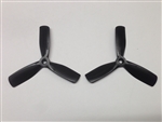 DragonRC -  Gemfan Bullnose Tri-blade 4045 Black Nylon Glass Fiber Multirotor Prop Pair (CW/CCW)