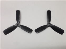 DragonRC -  Gemfan Bullnose Tri-blade 4045 Black Nylon Glass Fiber Multirotor Prop Pair (CW/CCW)