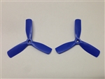 DragonRC -  Gemfan Bullnose Tri-blade 4045 Dark Blue Nylon Glass Fiber Multirotor Prop Pair (CW/CCW)