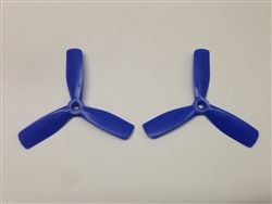 DragonRC -  Gemfan Bullnose Tri-blade 4045 Dark Blue Nylon Glass Fiber Multirotor Prop Pair (CW/CCW)