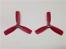 DragonRC -  Gemfan Bullnose Tri-blade 4045 Red Nylon Glass Fiber Multirotor Prop Pair (CW/CCW)