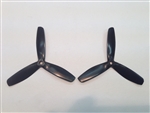 DragonRC -  Gemfan Bullnose Tri-blade 5045 Black Nylon Glass Fiber Multirotor Prop Pair (CW/CCW)