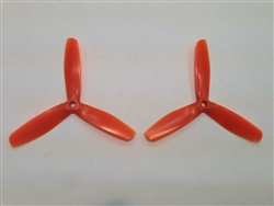 Gemfan 5045 BullnoseTri-blade Orange Nylon Glass Fiber Multirotor Prop Pair (CW/CCW)