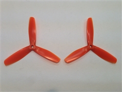 DragonRC -  Gemfan Bullnose Tri-blade 5045 Orange Nylon Glass Fiber Multirotor Prop Pair (CW/CCW)