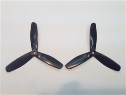 DragonRC -  Gemfan Bullnose Tri-blade 5050 Black Nylon Glass Fiber Multirotor Prop Pair (CW/CCW)