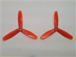 DragonRC -  Gemfan Bullnose Tri-blade 5050 Orange Nylon Glass Fiber Multirotor Prop Pair (CW/CCW)