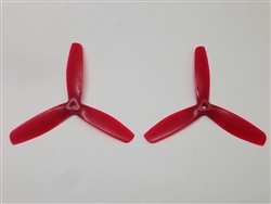 DragonRC -  Gemfan Bullnose Tri-blade 5050 Red Nylon Glass Fiber Multirotor Prop Pair (CW/CCW)