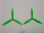 DragonRC -  Gemfan Bullnose Tri-blade 6040 Green ABS Multirotor Prop Pair (CW/CCW)