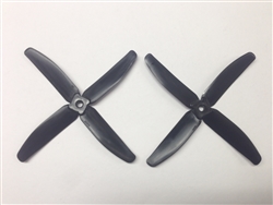 DragonRC -  Gemfan 4 blade 5040 Black Nylon Glass Fiber Multirotor Prop Pair (CW/CCW)