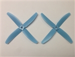 DragonRC -  Gemfan 4 blade 5040 Frey Blue Nylon Glass Fiber Multirotor Prop Pair (CW/CCW)