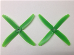 Gemfan 5040 4 blade Green Nylon Glass Fiber Multirotor Prop Pair (CW/CCW)
