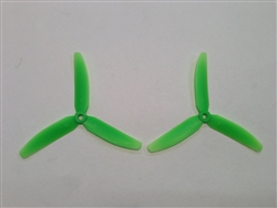 DragonRC -  Gemfan Tri-blade 5030 Green ABS Plastic Multirotor Prop Pair (CW/CCW)