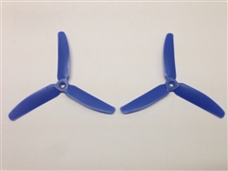 DragonRC -  Gemfan Tri-blade 5040 Dark Blue Nylon Glass Fiber Multirotor Prop Pair (CW/CCW)