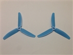 DragonRC -  Gemfan Tri-blade 5040 Frey Blue Nylon Glass Fiber Multirotor Prop Pair (CW/CCW)