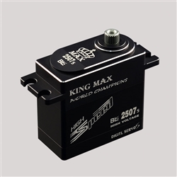KingMax BLS2507S high voltage 22..2/28kg.cm torque high precision metal gears digital brushless standard servo
