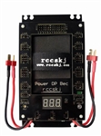 RCCSKJ - DragonRC 3102 Dual Power Distribution Board, 30A BEC, 12 Channels, connect up to 34 servos, real time voltage display and warning, CDI switch