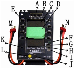 RCCSKJ 2104 Min Power Box with 30A BEC