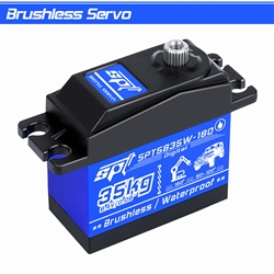 SPT55835W-180 35kg, Brushless High Voltage, Large torque, Large angle/Metal gear Digital servo