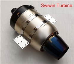 Swiwin Turbine SW-240B 24kg/240N Thrust, Brushless Starter and Fuel Pump