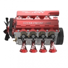 Toyan Miniature Nitro Model Engine FS-L400, Four-cylinder Four-stroke Water Cool