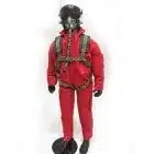 Warbird Pilot 1/5-1/6 Scale Modern Jet  Pilot Figure (Red Suit White Helmet)