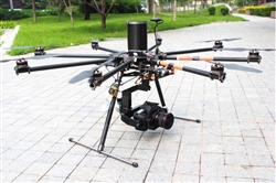 DragonRC-ZeroUAV E1100-V2 Octo Copter, Gemini Dual Redundance Auto Pilot and Brushless Camera Gimbal